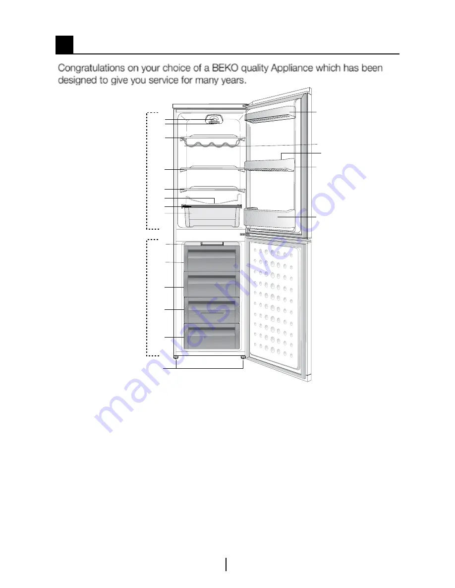 Beko CF6914 W Manual Download Page 4