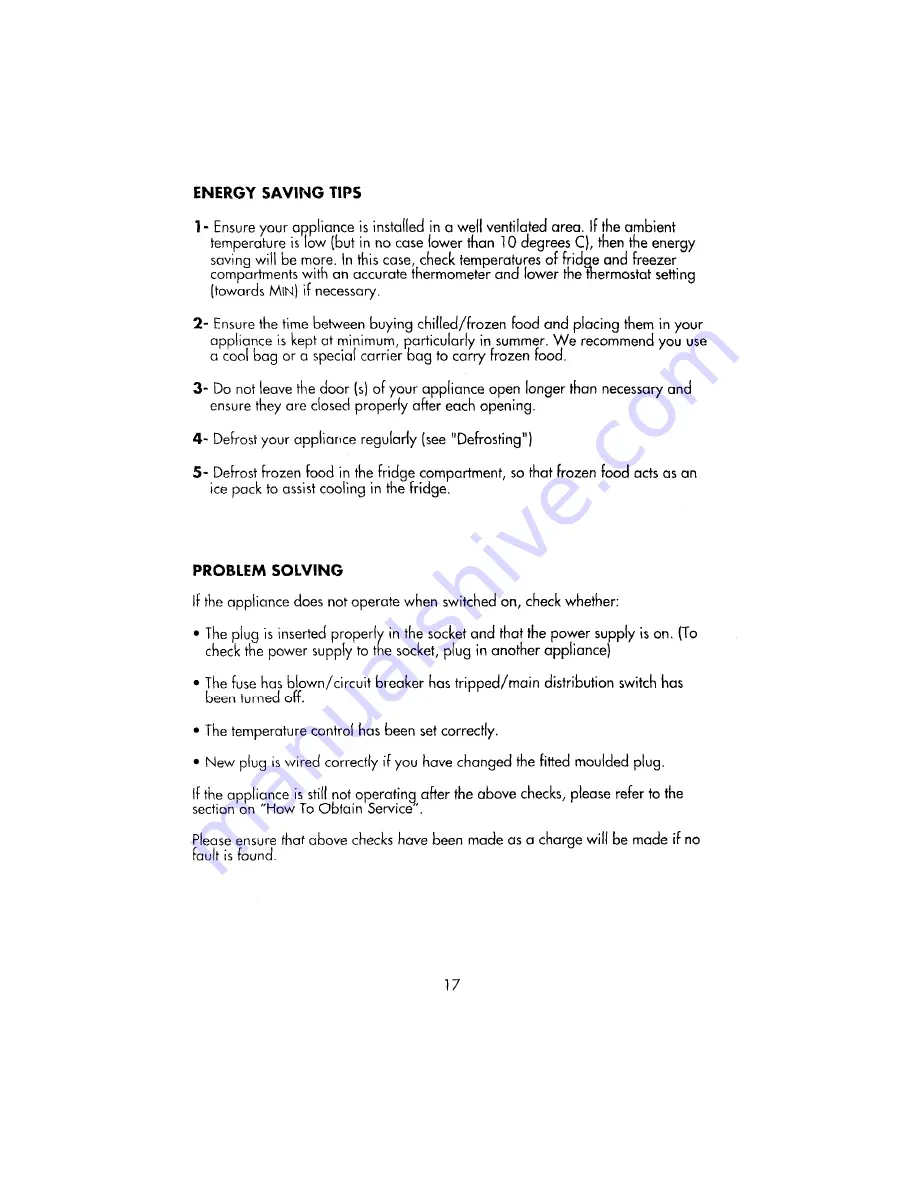 Beko CGA963 Manual Download Page 17