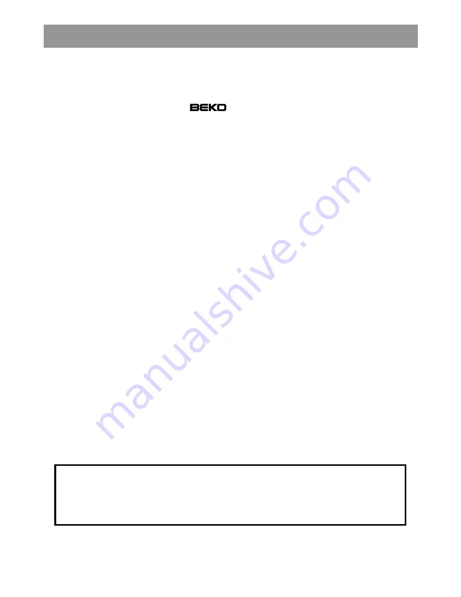 Beko CHA 28020 Manual Download Page 33