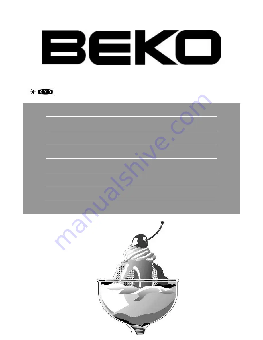 Beko CHA 33100 Instructions For Use Manual Download Page 1