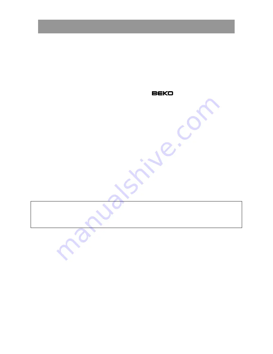 Beko CHA 33100 Instructions For Use Manual Download Page 73