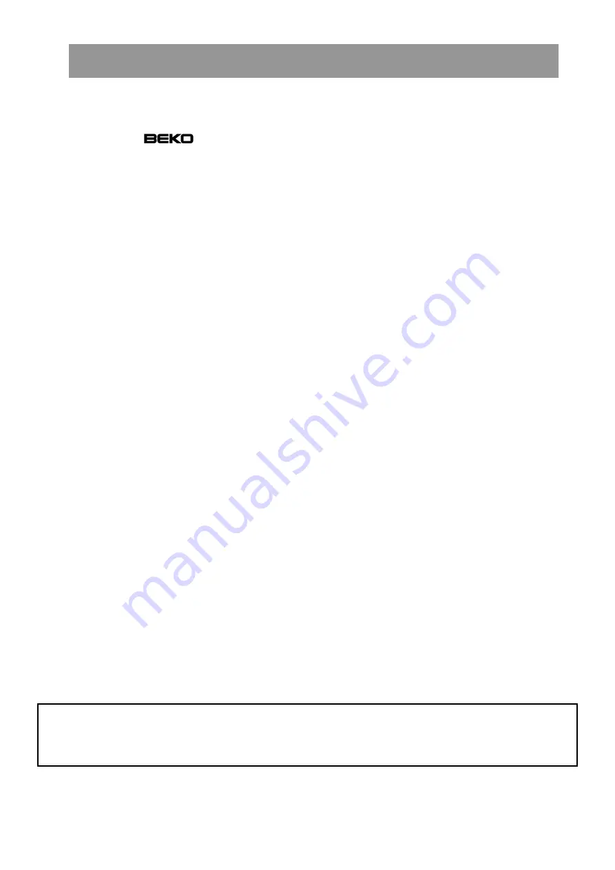 Beko CHA28000 Instructions For Use Manual Download Page 30