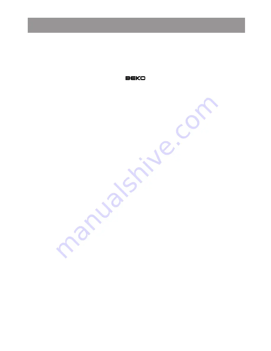 Beko CHE 30000 Instruction Manual Download Page 25