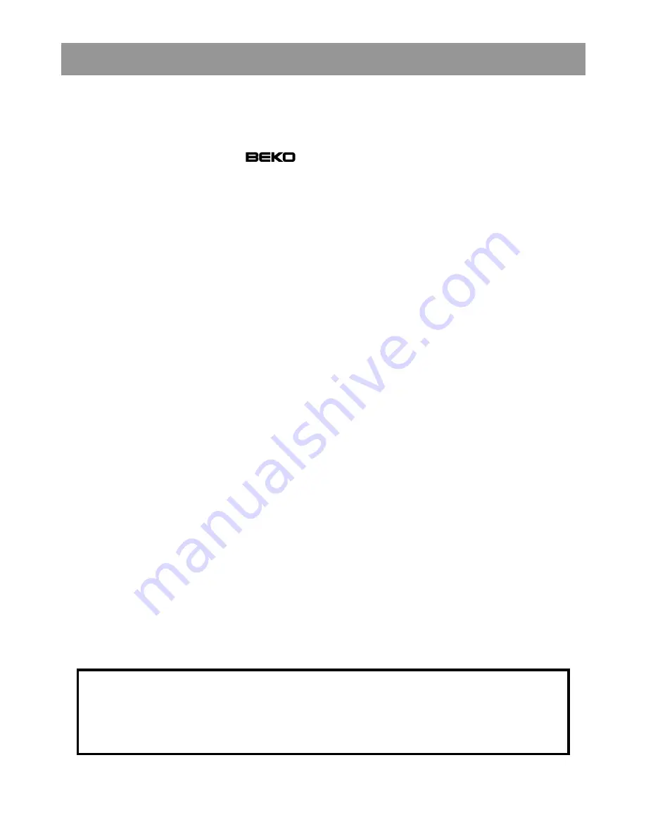 Beko CN232102 Instructions For Use Manual Download Page 17