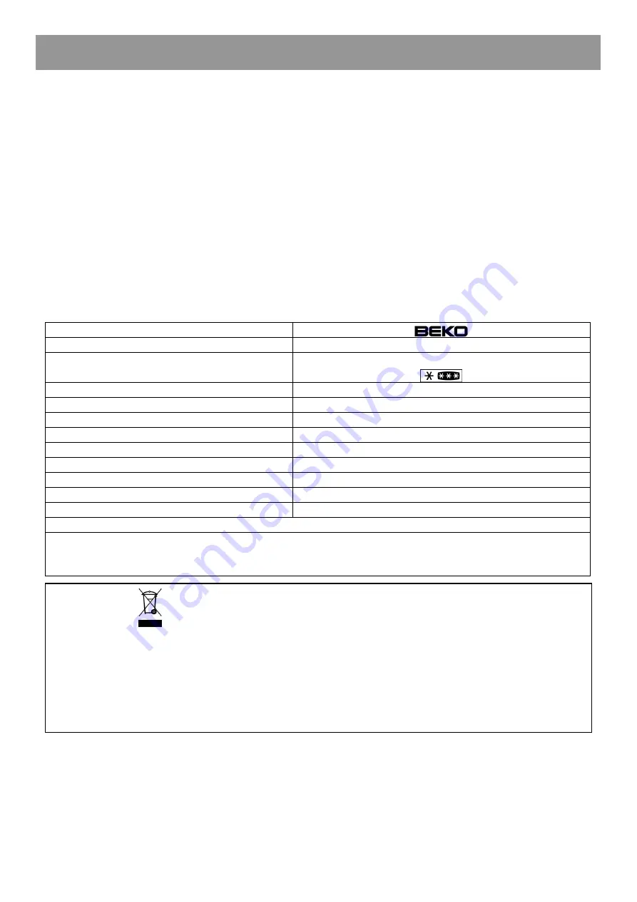 Beko CN236220 Instructions For Use Manual Download Page 43