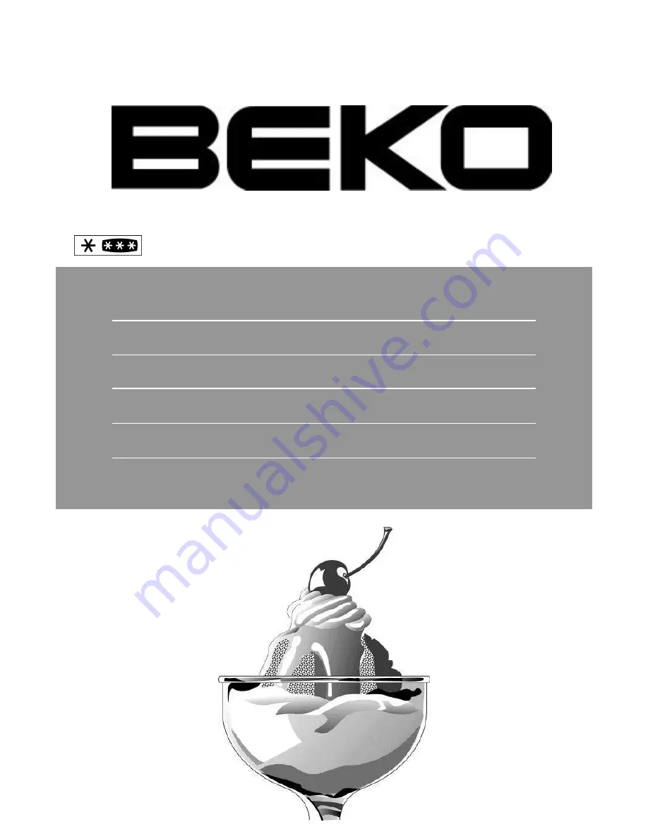 Beko CNA 34000 Instructions For Use Manual Download Page 1