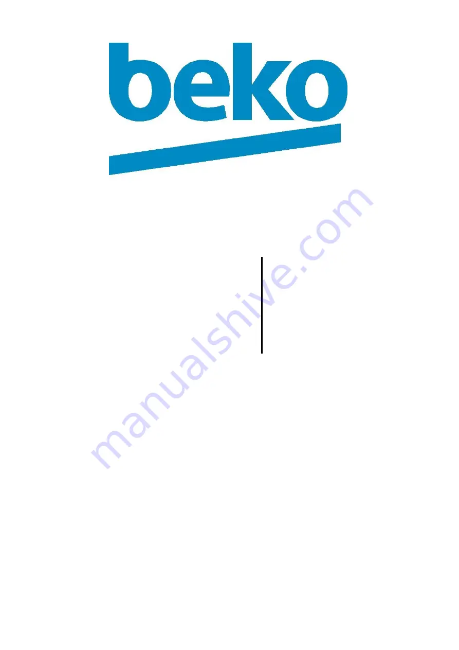 Beko CNA29120 Instructions Manual Download Page 1