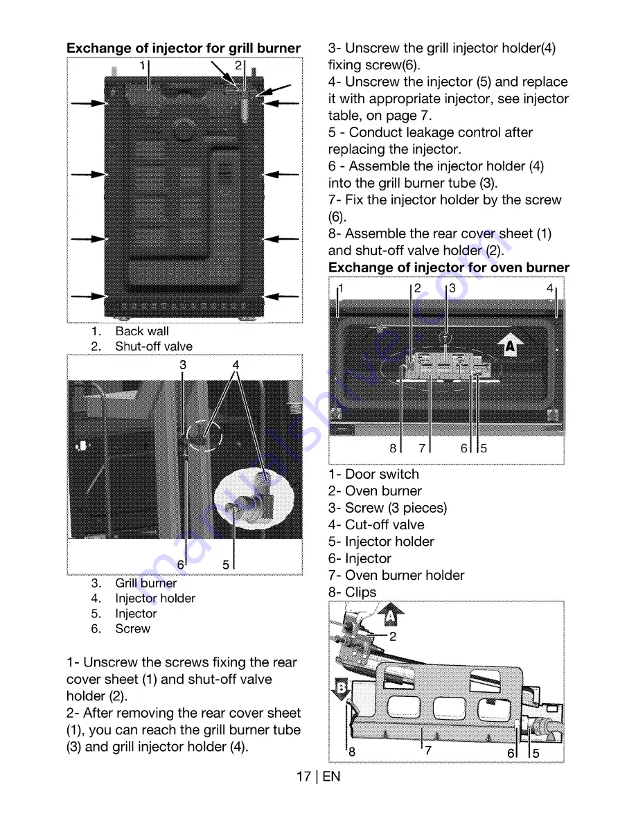 Beko Cook68TGK Double Cavity Скачать руководство пользователя страница 17