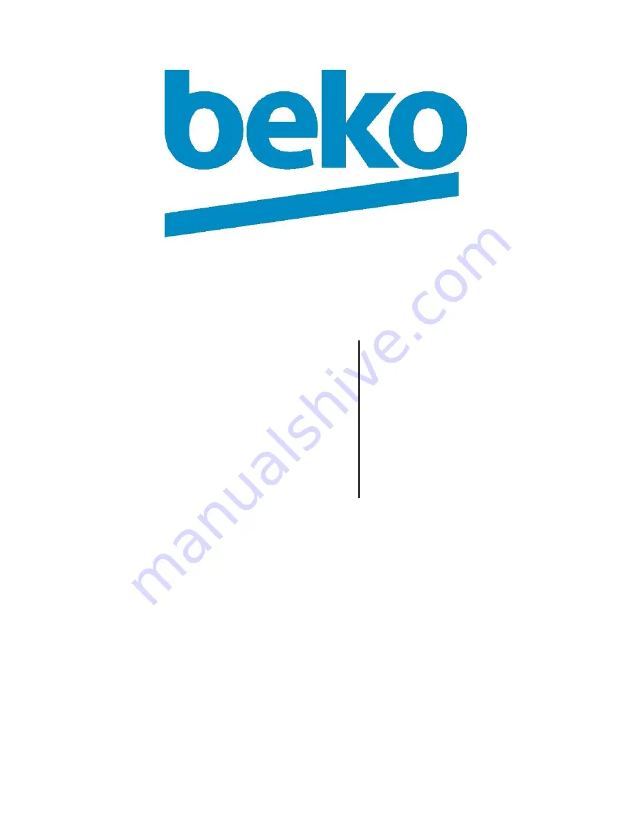 Beko CS 234030 Manual Download Page 1