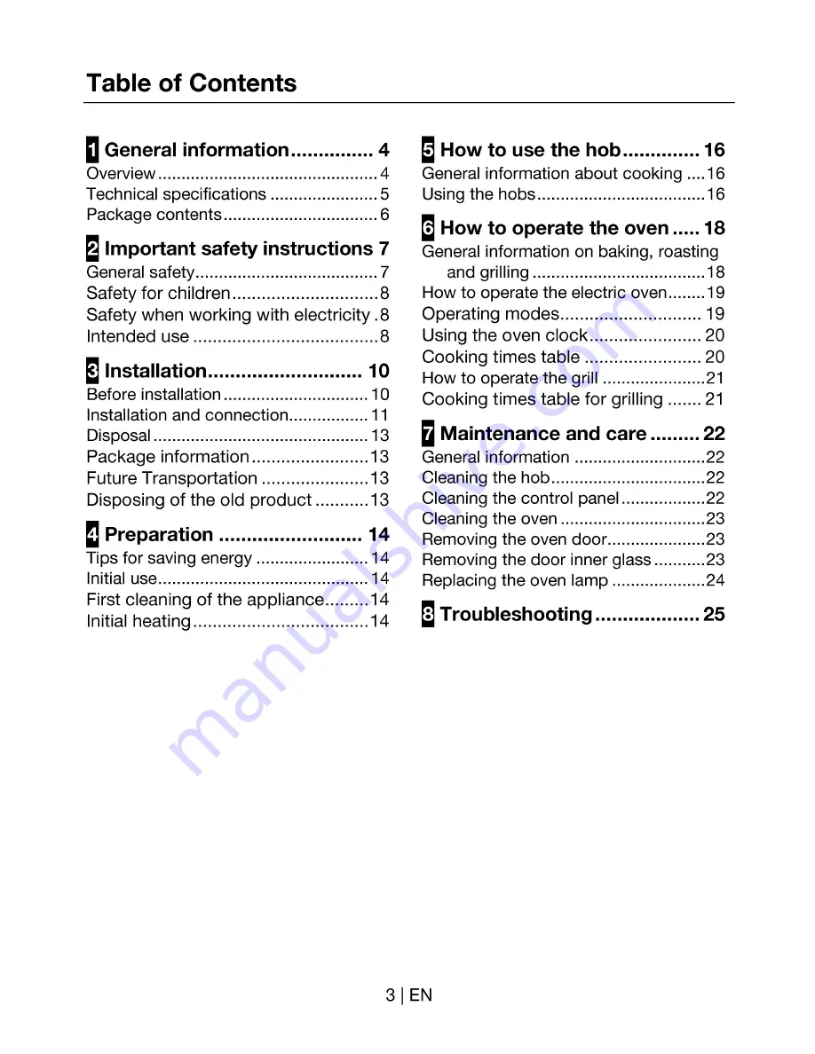 Beko CS 46100 User Manual Download Page 4