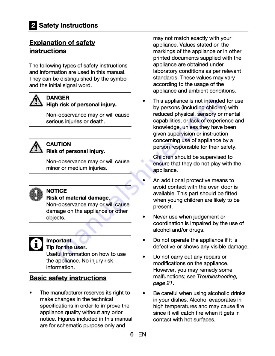 Beko CS 58100 Manual Download Page 7