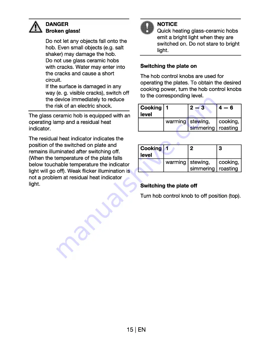 Beko CS 58100 Manual Download Page 16