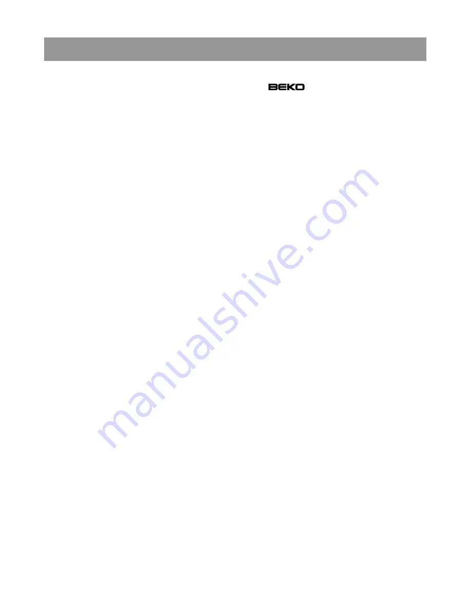 Beko CS261CA-PBW10 Instructions For Use Manual Download Page 7