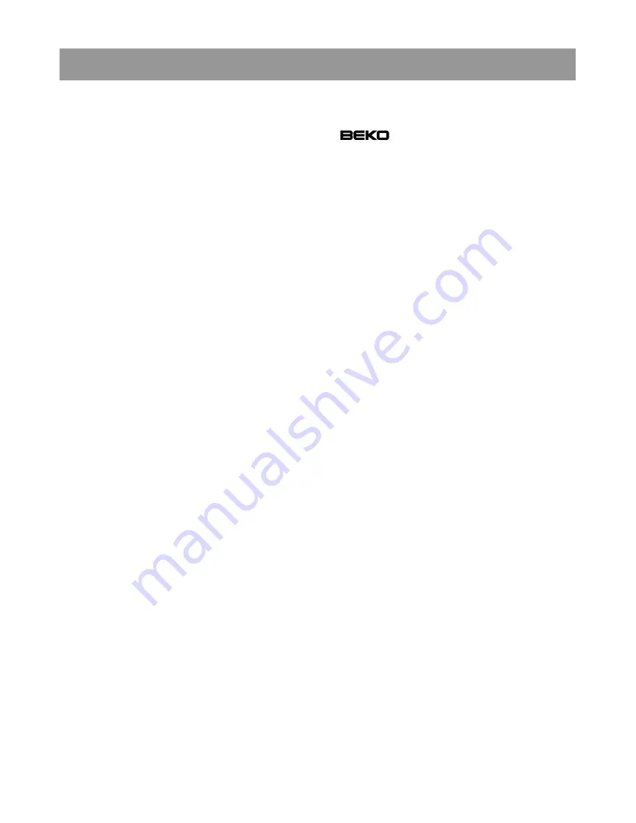 Beko CS261CA-PBW10 Instructions For Use Manual Download Page 23