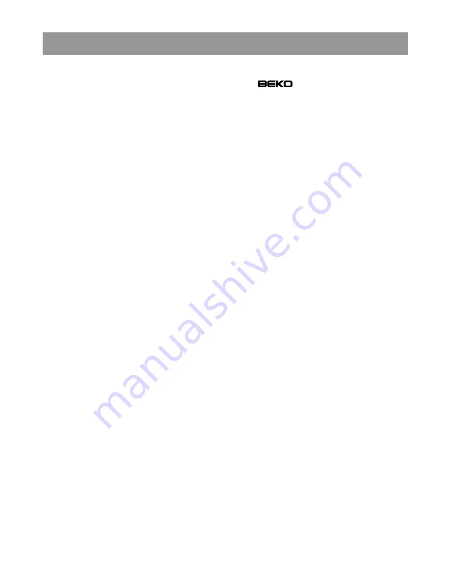 Beko CSA 24000 - Instructions For Use Manual Download Page 8