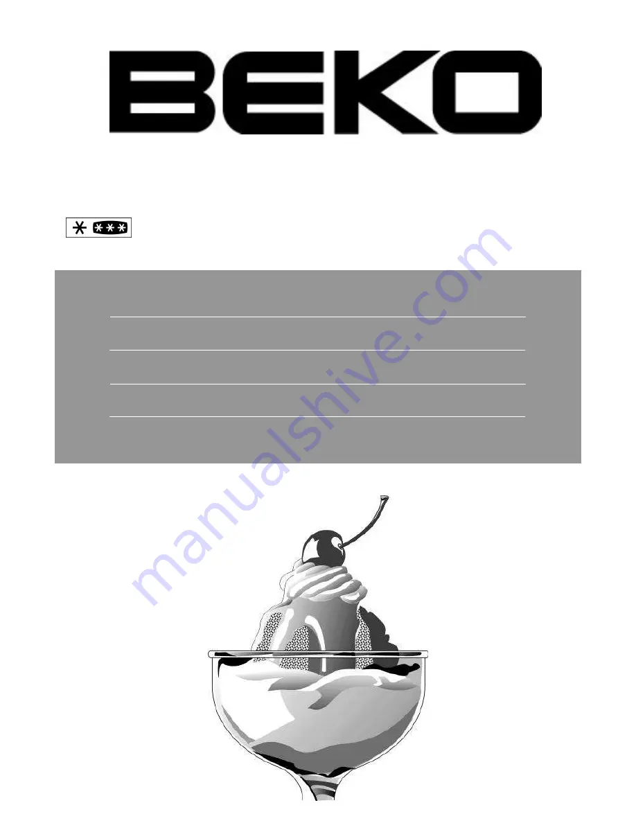 Beko CSA 29000 - Instructions For Use Manual Download Page 1