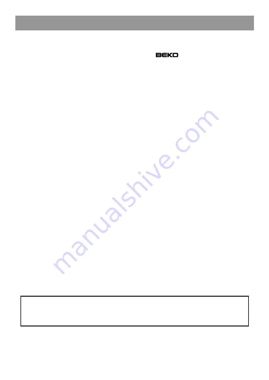 Beko CSA 29022 Manual Download Page 8