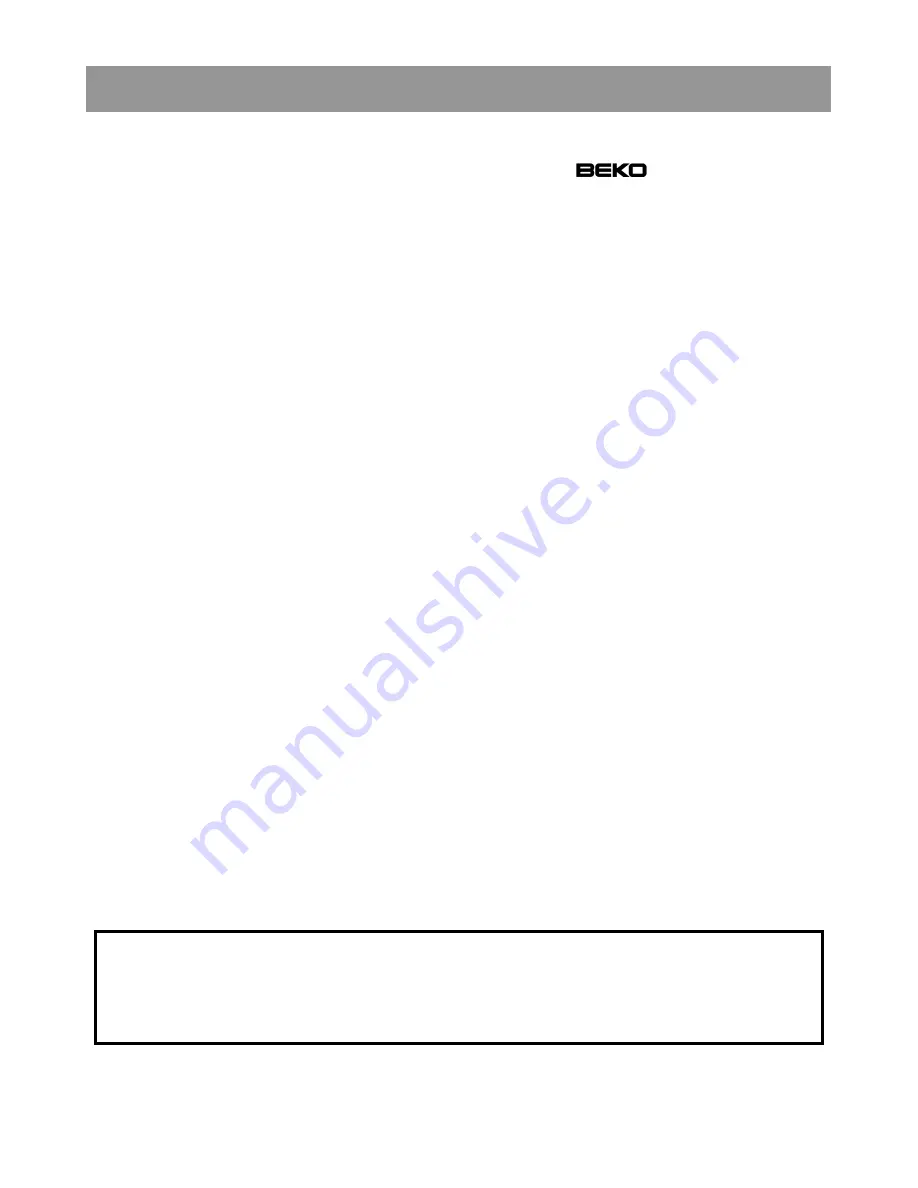 Beko CSA 34000 VR Instructions For Use Manual Download Page 16