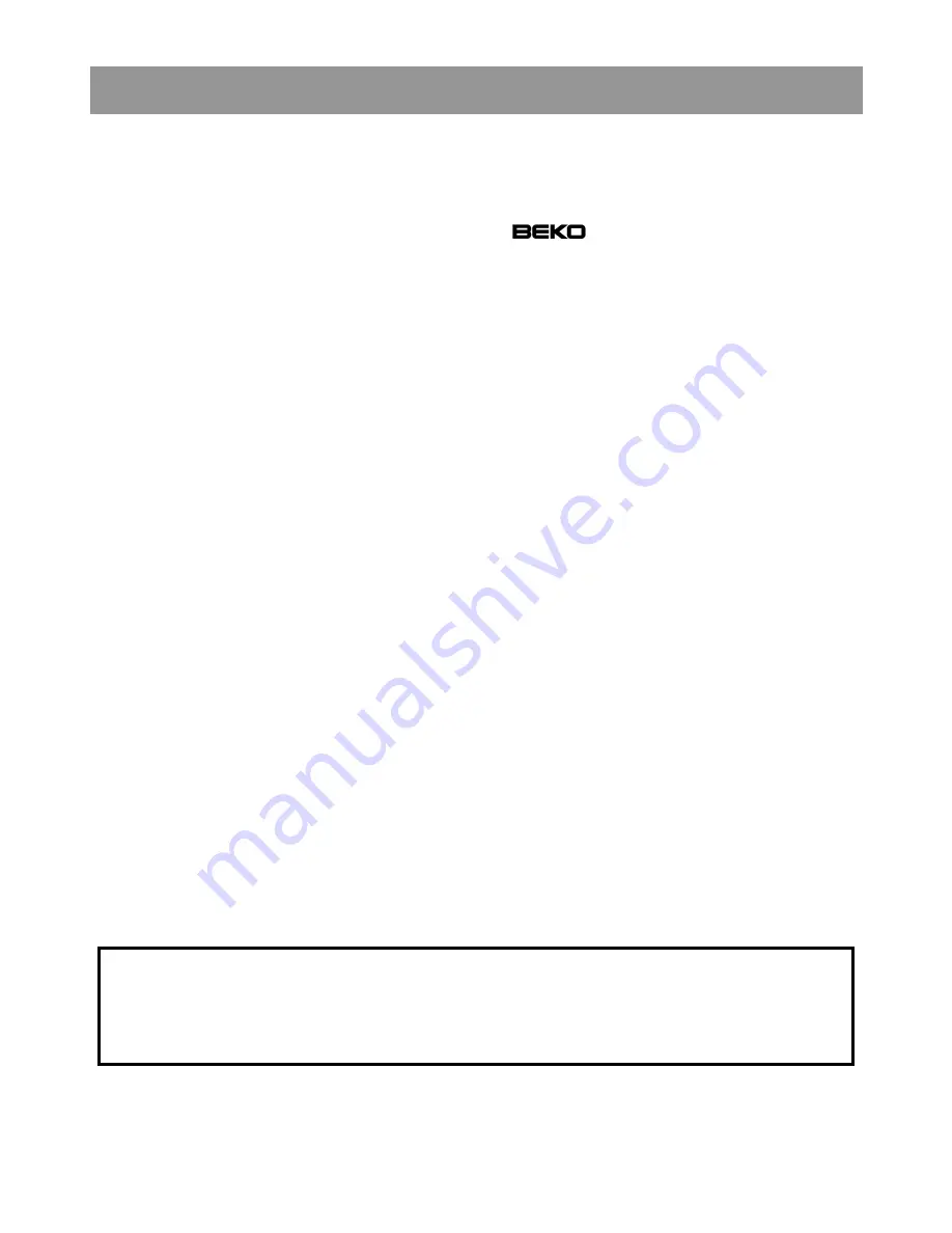 Beko CSA 34000 VR Instructions For Use Manual Download Page 36