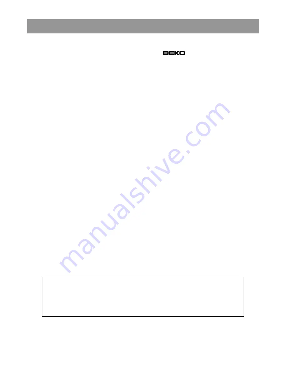 Beko CSA 34023 Instructions For Use Manual Download Page 7