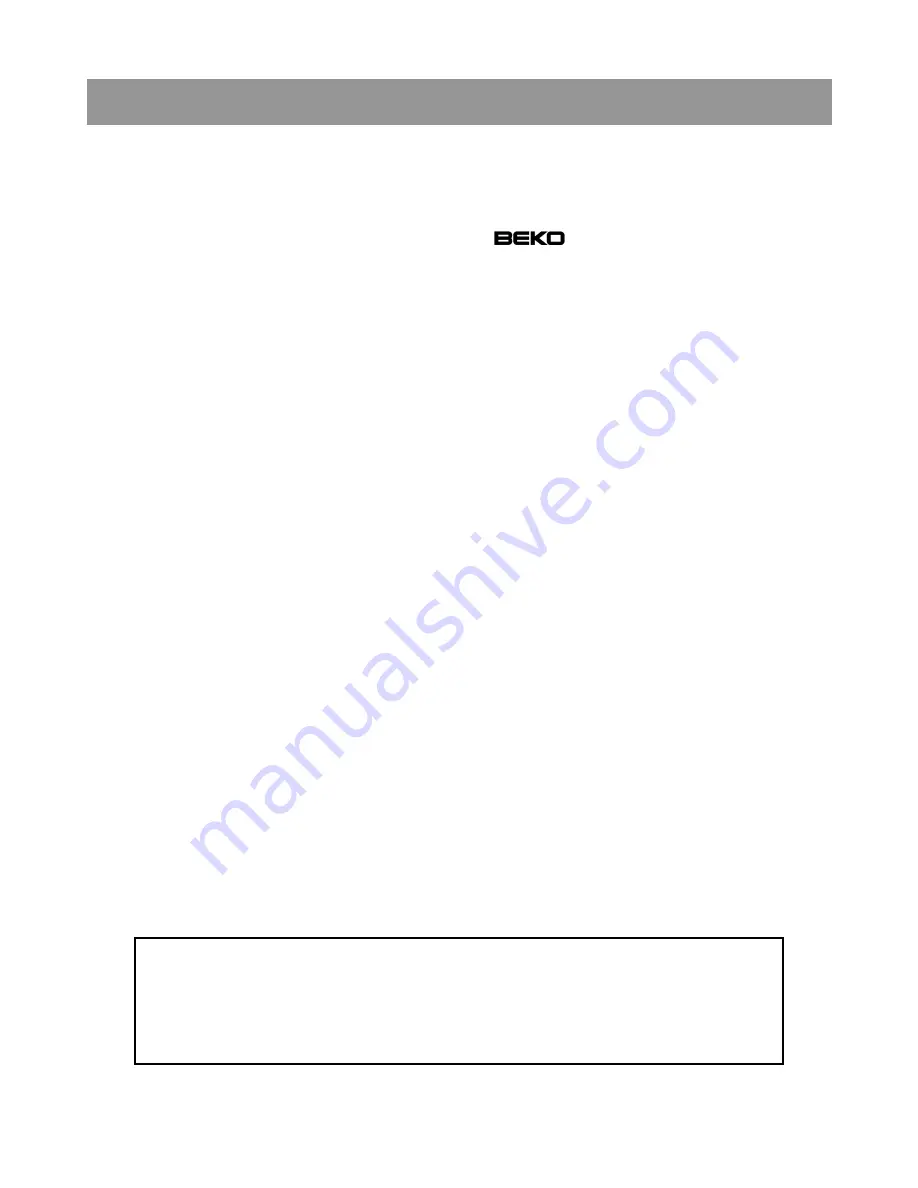 Beko CSA 34030 Instructions For Use Manual Download Page 23