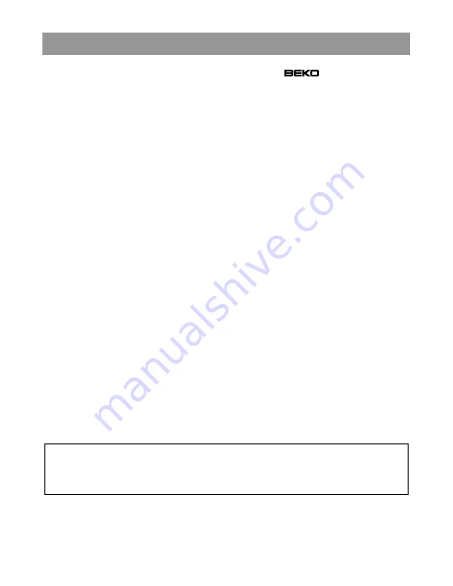 Beko CSA30000 Instructions For Use Manual Download Page 38