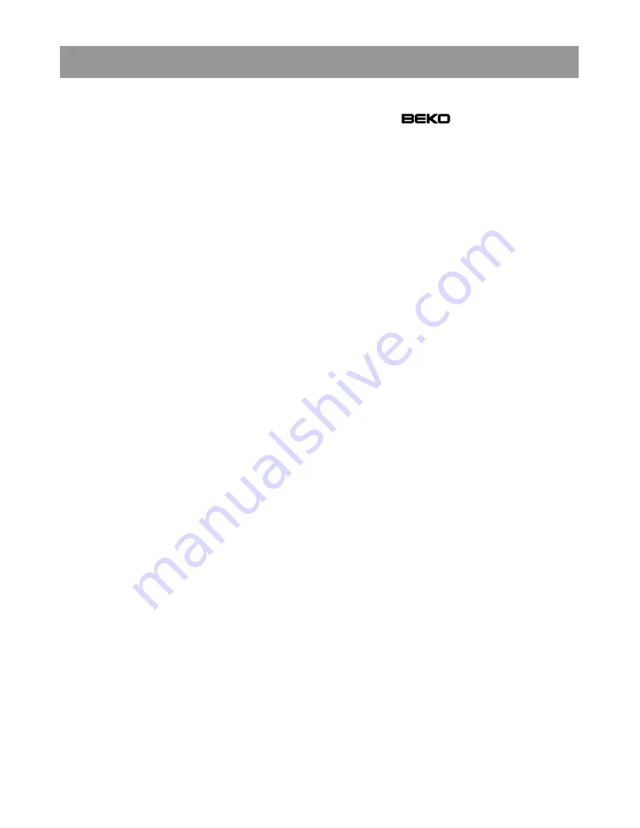 Beko CSA34000 Instructions For Use Manual Download Page 15