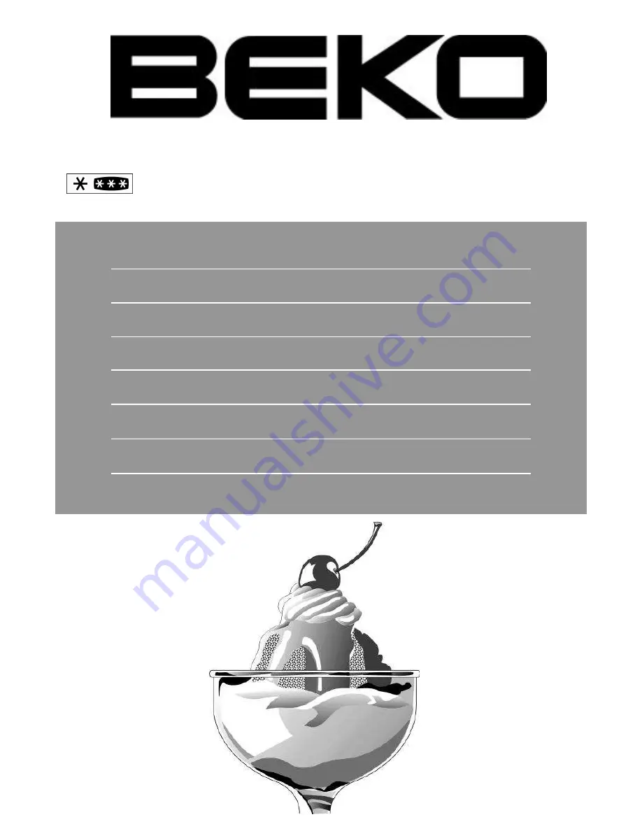 Beko CSA34000S Instructions For Use Manual Download Page 1