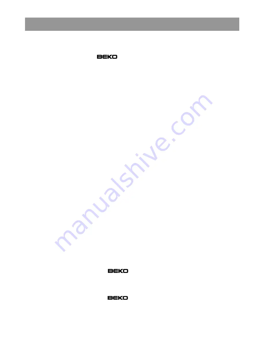 Beko CSA36000 Instructions For Use Manual Download Page 15