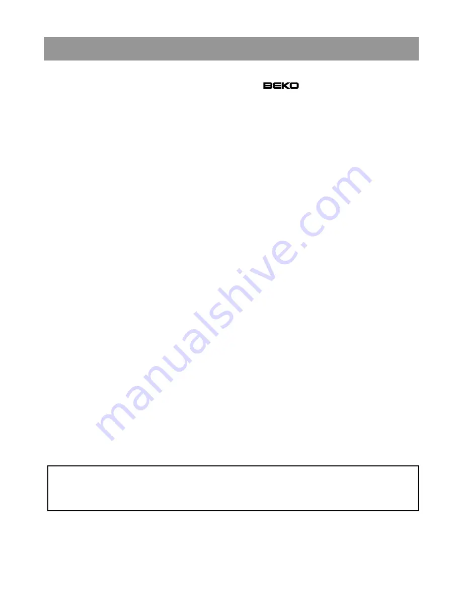 Beko CSA38220D Instructions For Use Manual Download Page 7