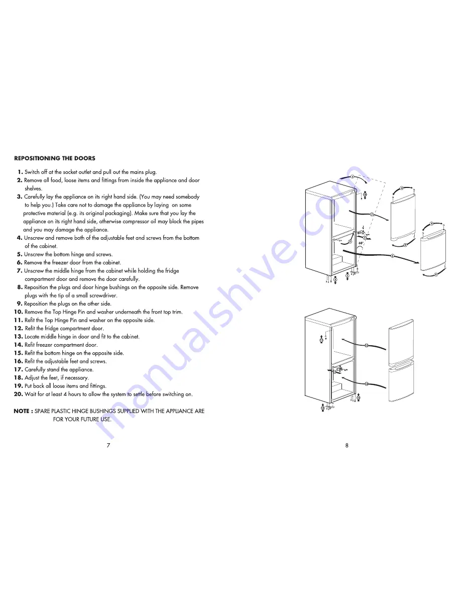 Beko CSA573 Скачать руководство пользователя страница 5