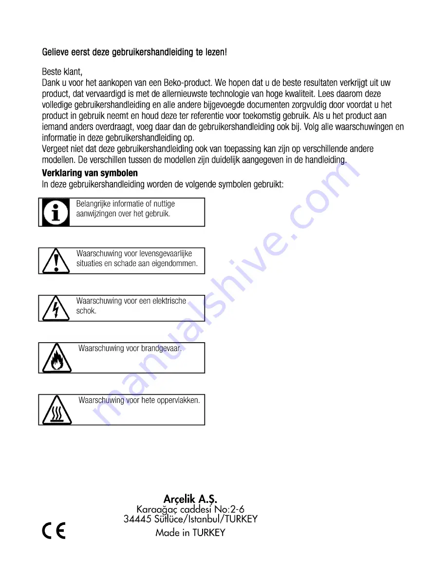 Beko CSE 67100 G User Manual Download Page 50