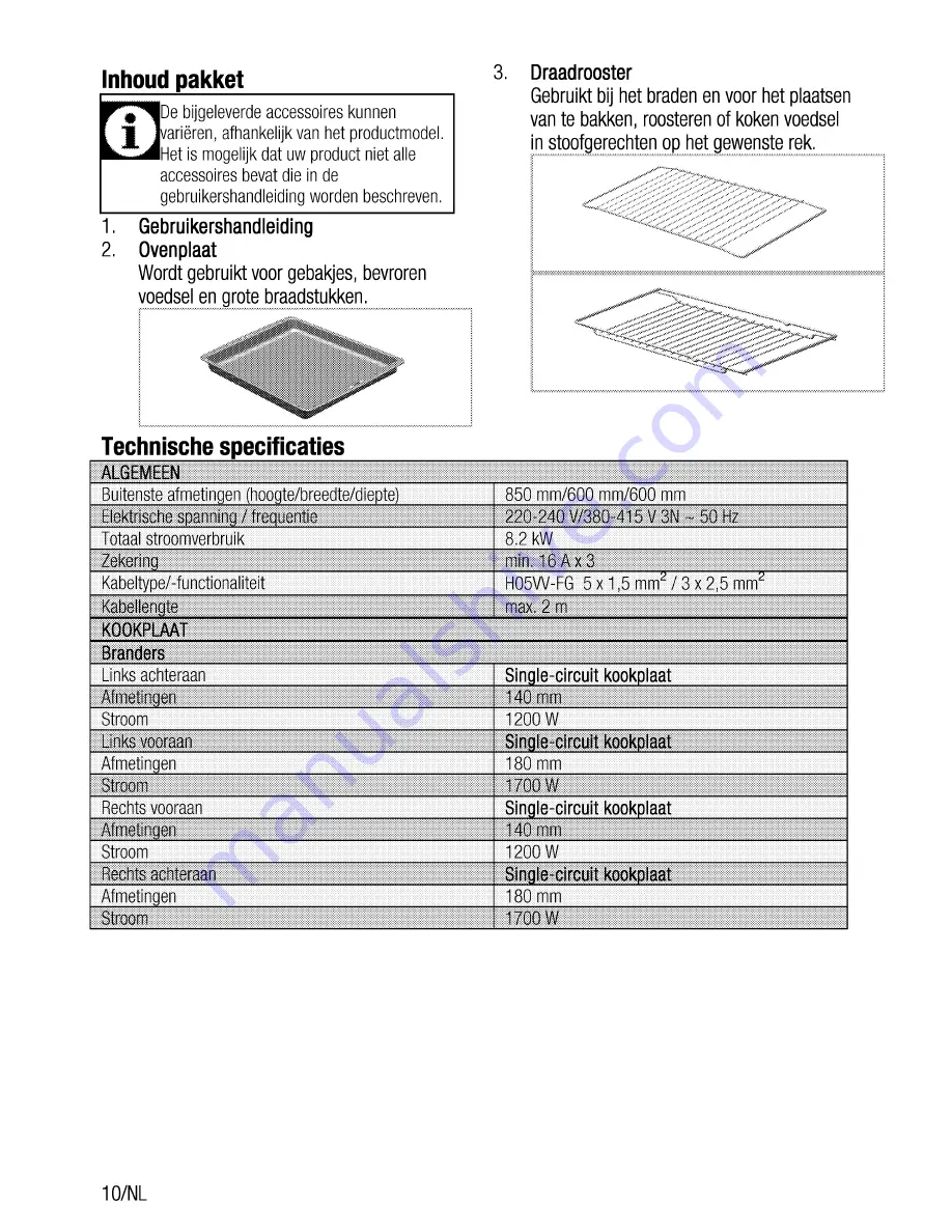 Beko CSE 67100 G User Manual Download Page 58