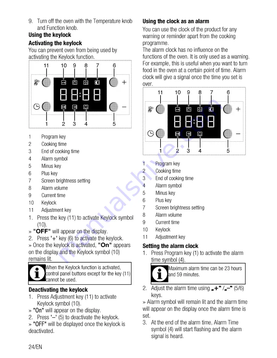 Beko CSE64320D User Manual Download Page 24