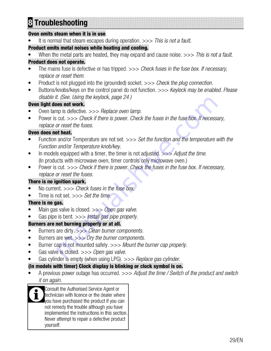 Beko CSE64320D User Manual Download Page 29