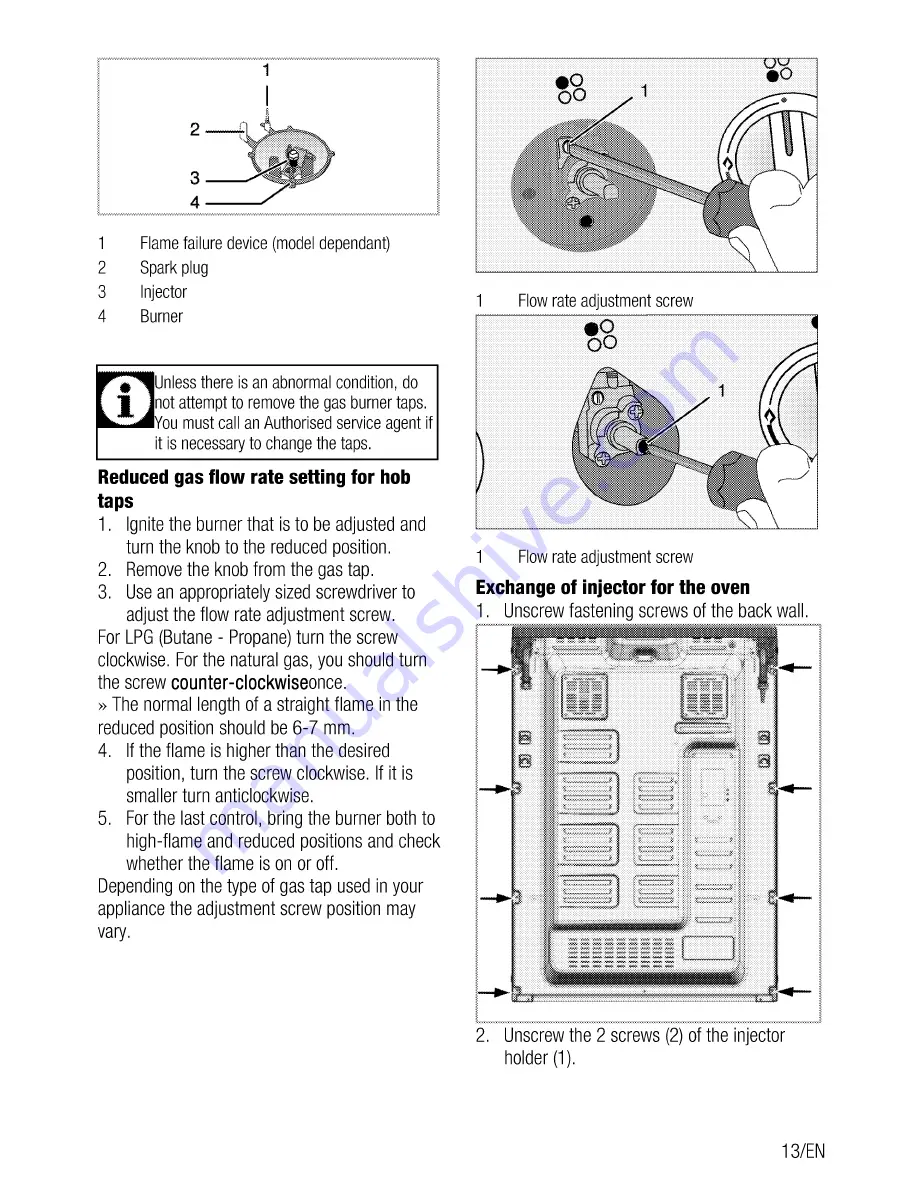 Beko CSG 52010 F User Manual Download Page 13