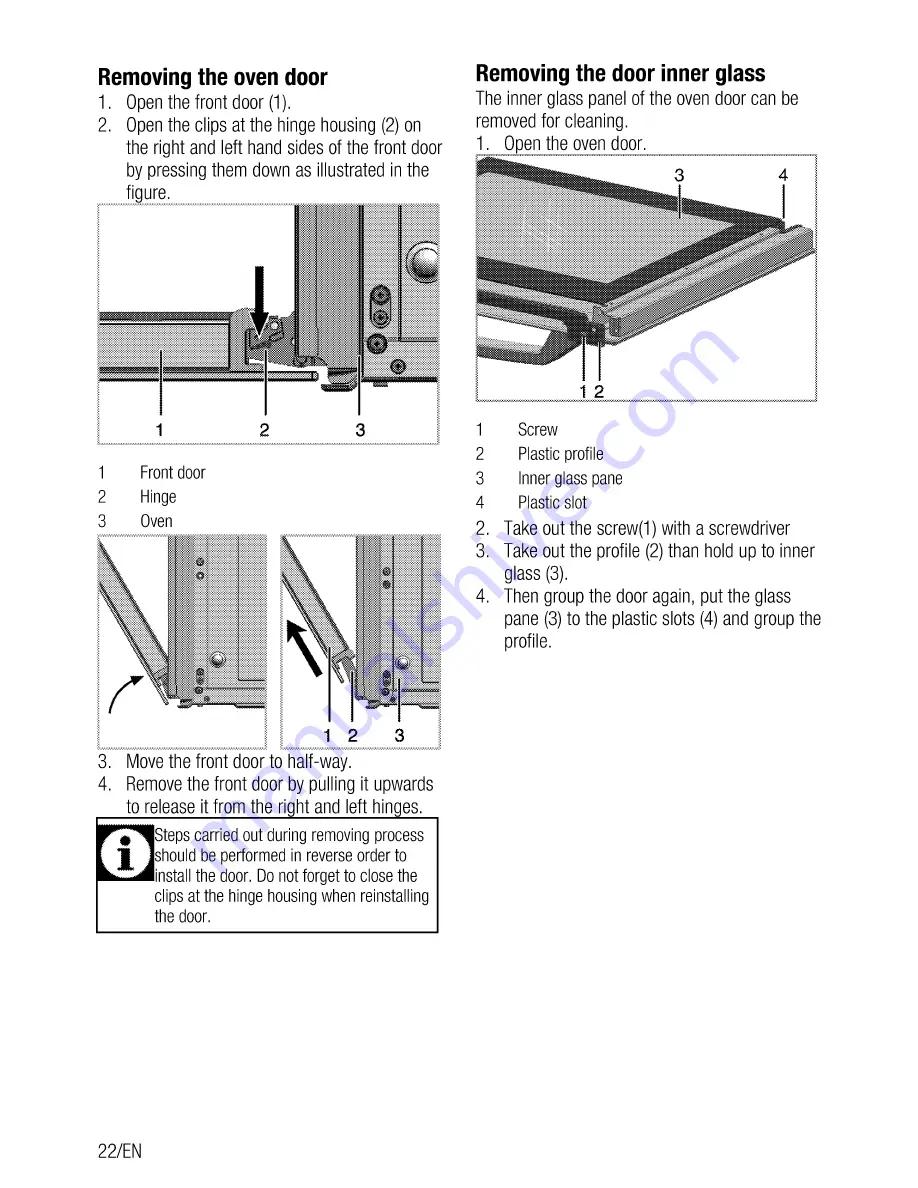 Beko CSG 52010 F User Manual Download Page 22