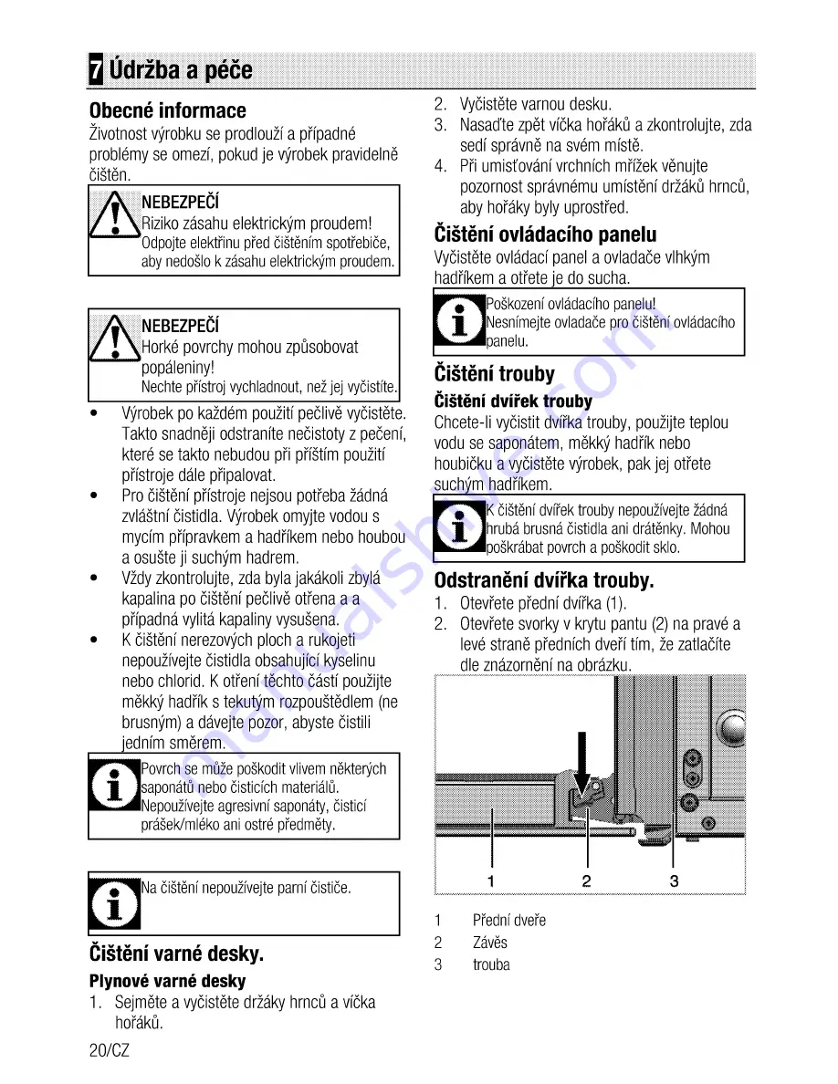 Beko CSG 52010 F User Manual Download Page 42