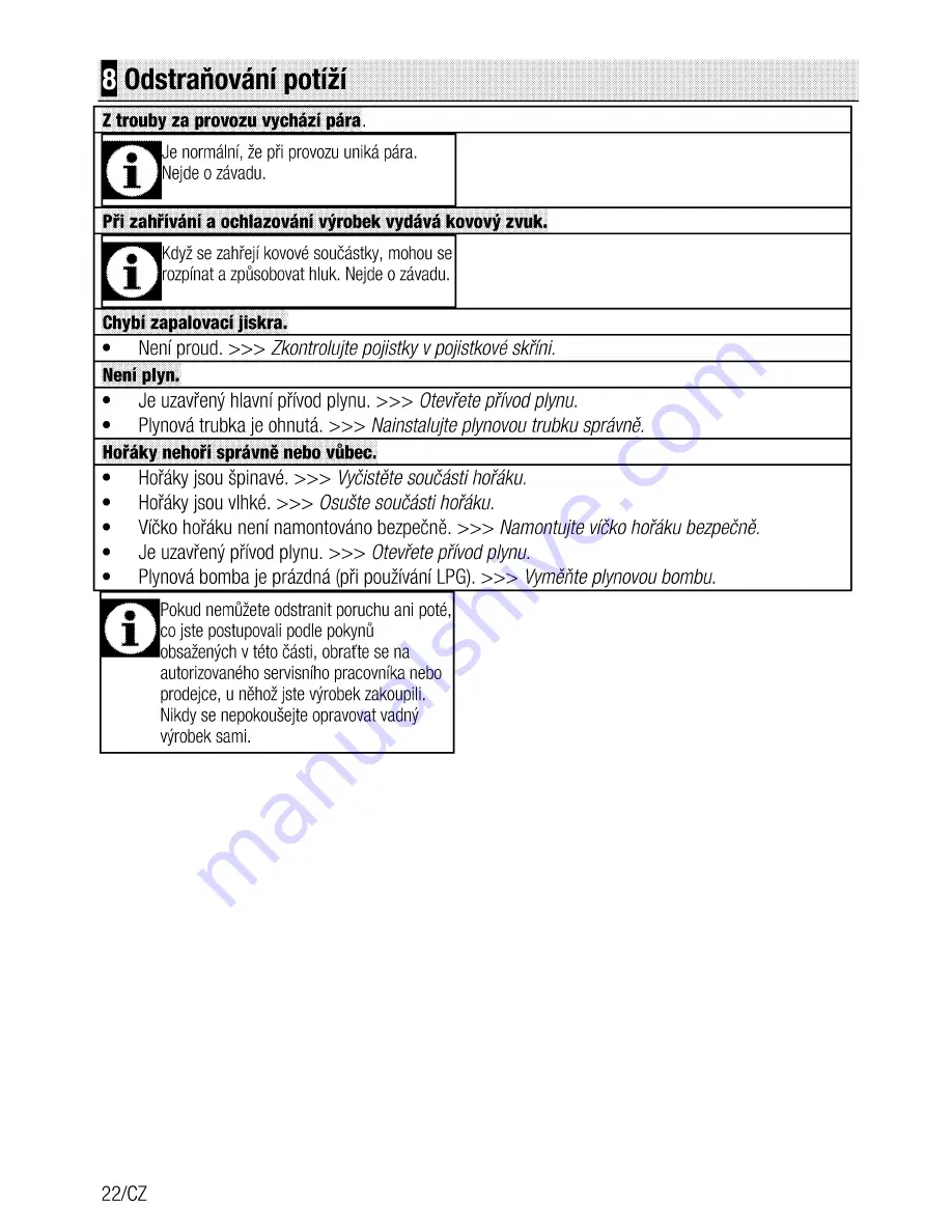 Beko CSG 52010 F User Manual Download Page 44