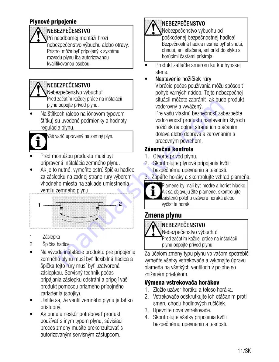 Beko CSG 52010 F User Manual Download Page 55