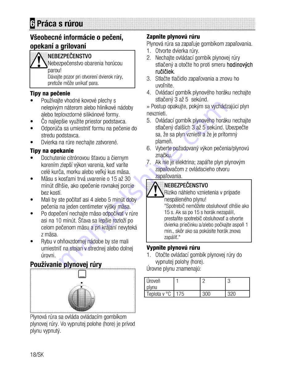 Beko CSG 52010 F User Manual Download Page 62