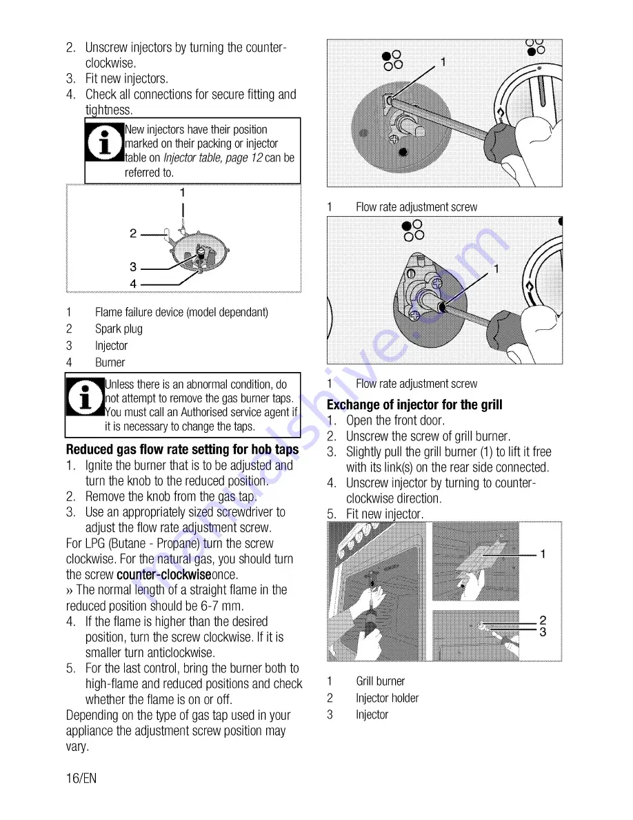 Beko CSG 52010 G User Manual Download Page 16