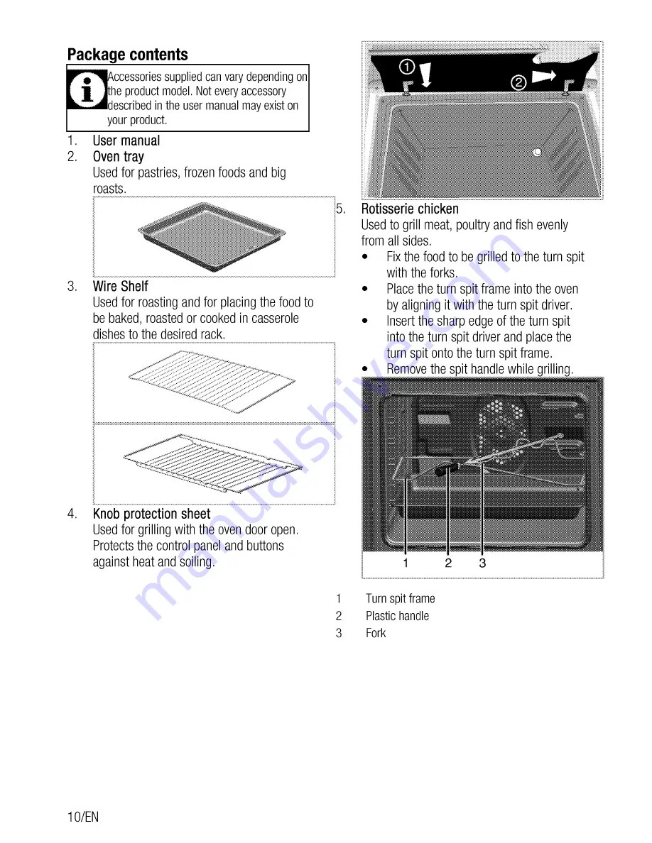 Beko CSG 52120 G User Manual Download Page 10