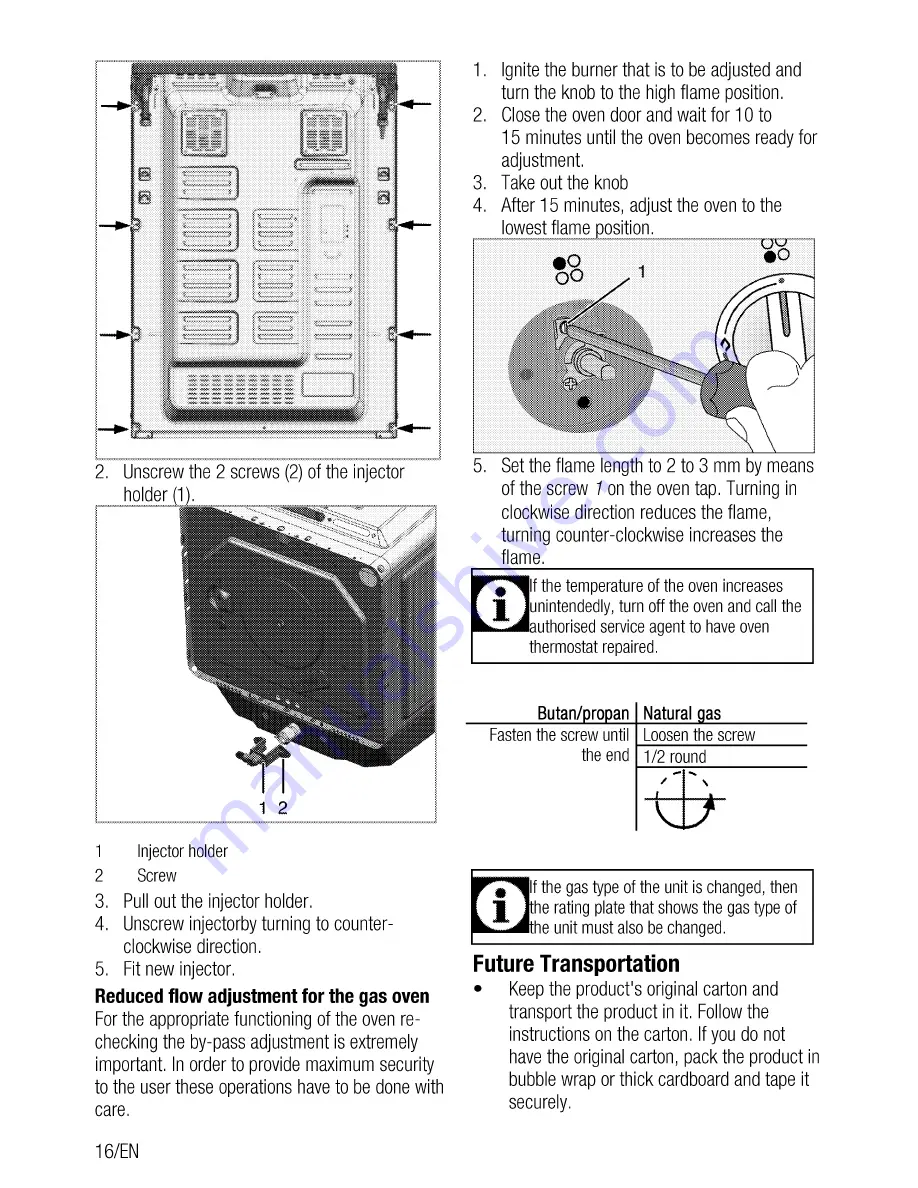 Beko CSG 52120 G Скачать руководство пользователя страница 16