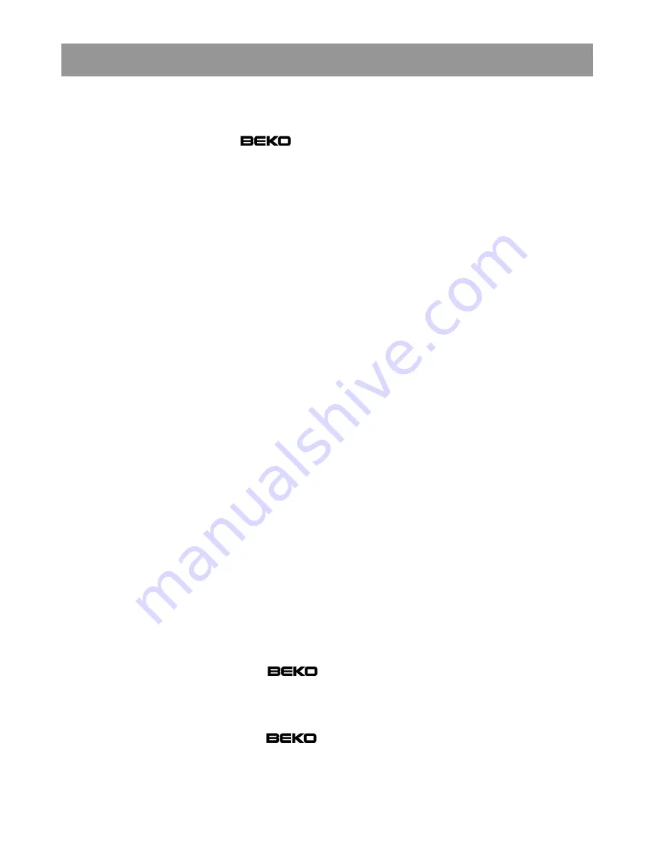 Beko CSK25000 Instructions For Use Manual Download Page 15