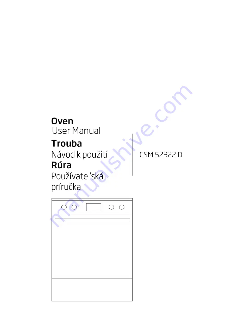 Beko CSM 52322 D User Manual Download Page 1