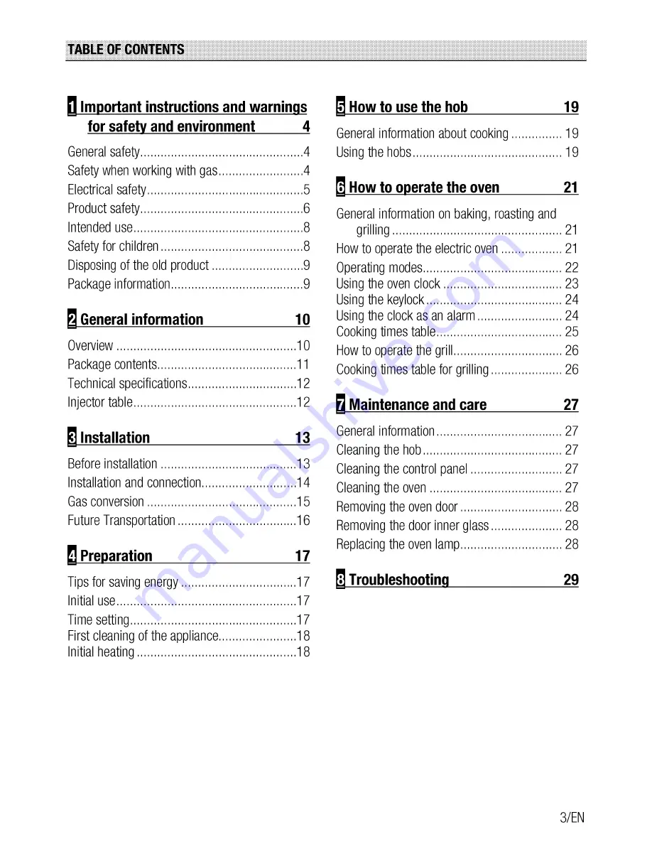 Beko CSM 52322 D User Manual Download Page 3