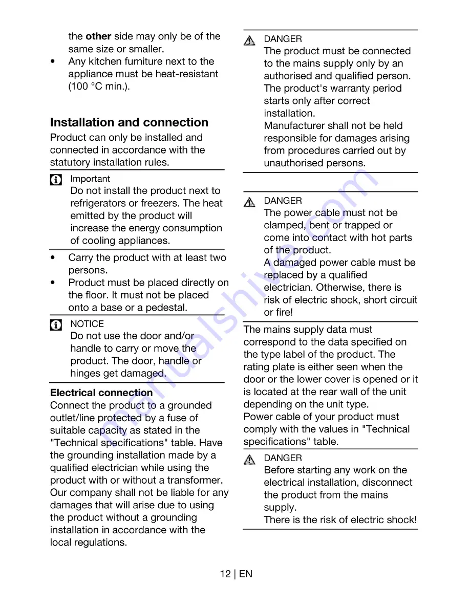 Beko CSM 66003 G User Manual Download Page 13