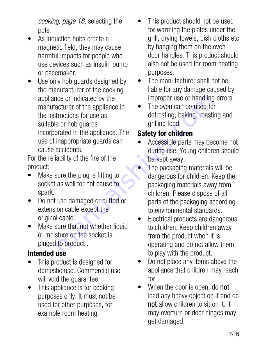 Beko CSM 893601 G User Manual Download Page 7