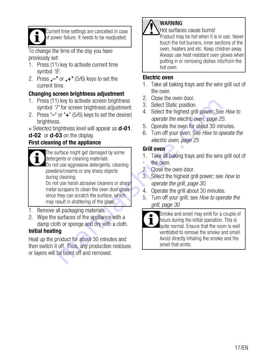 Beko CSM 893601 G User Manual Download Page 17